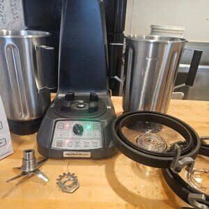 Commercial 1 Gallon Hamilton Beach Blender Two Containers Sharpened Blade Assem.